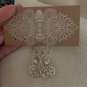 Silver earrings